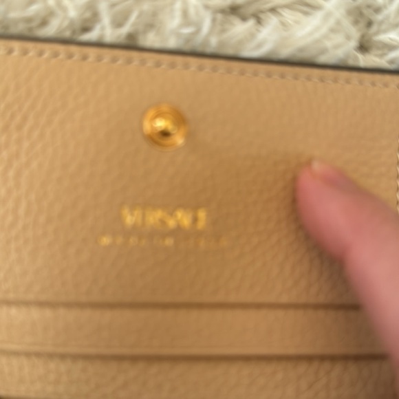 Versace Tan Leather Small Wallet - Picture 8 of 8